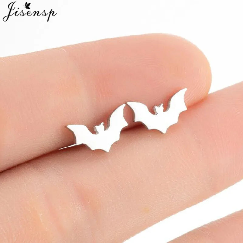 Bat Stud Earrings