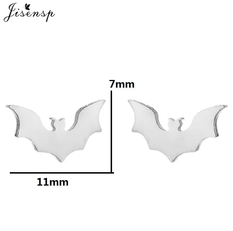 Bat Stud Earrings