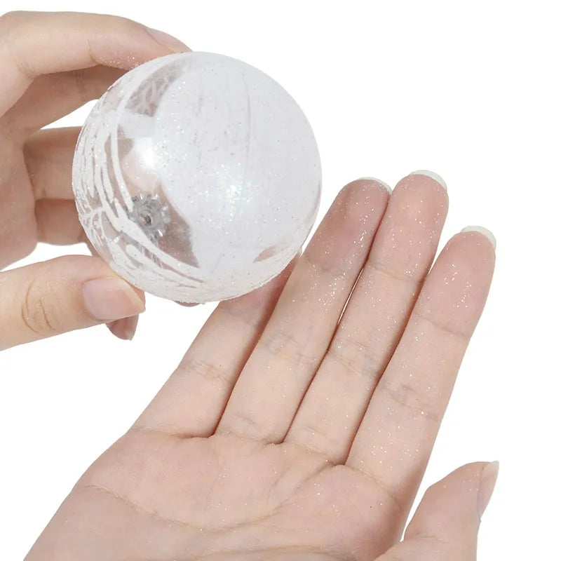 Clear Hanging Baubles for Christmas Tree Decoration