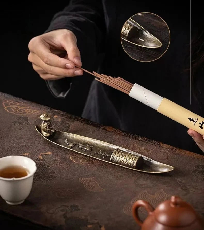 Japanese Style Boat Incense Holder