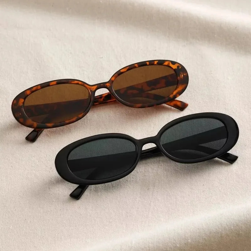 Vintage Oval Sunglasses for Women