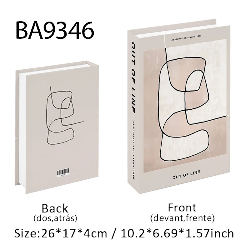 Luxury Decorative Fake Book with Hidden Storage