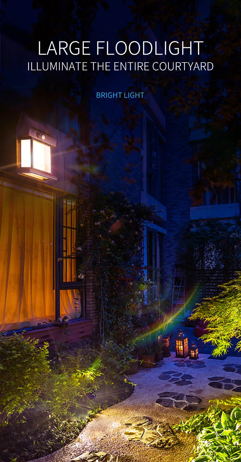 Motion Sensor Solar Night Lamp