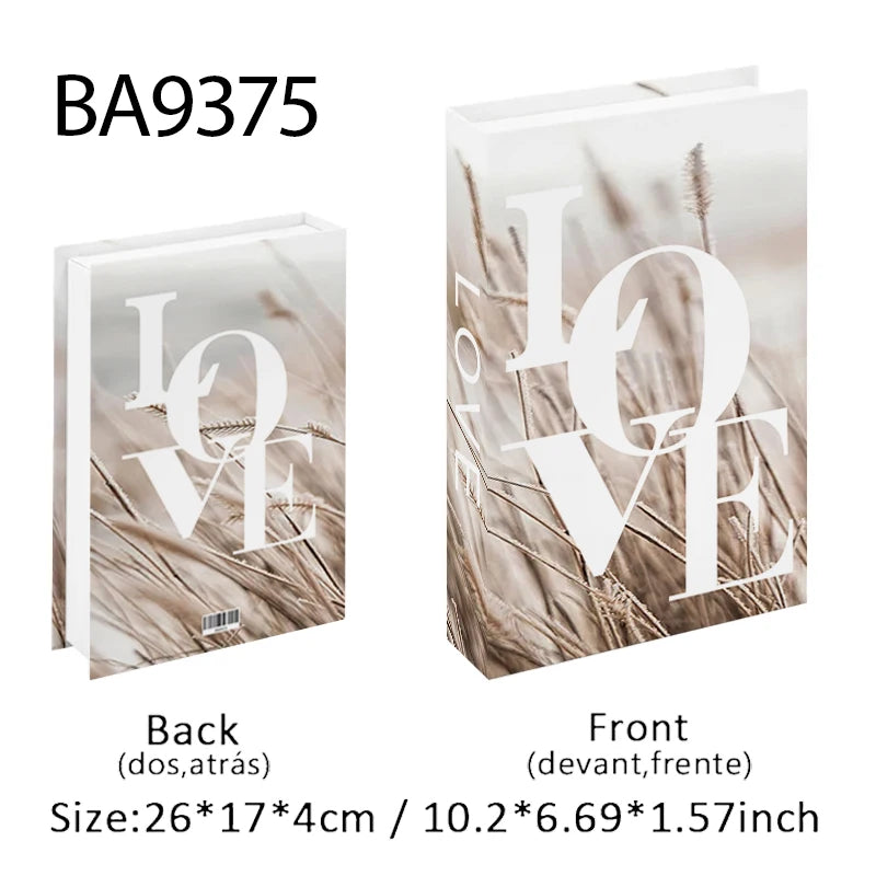 Luxury Decorative Fake Book with Hidden Storage