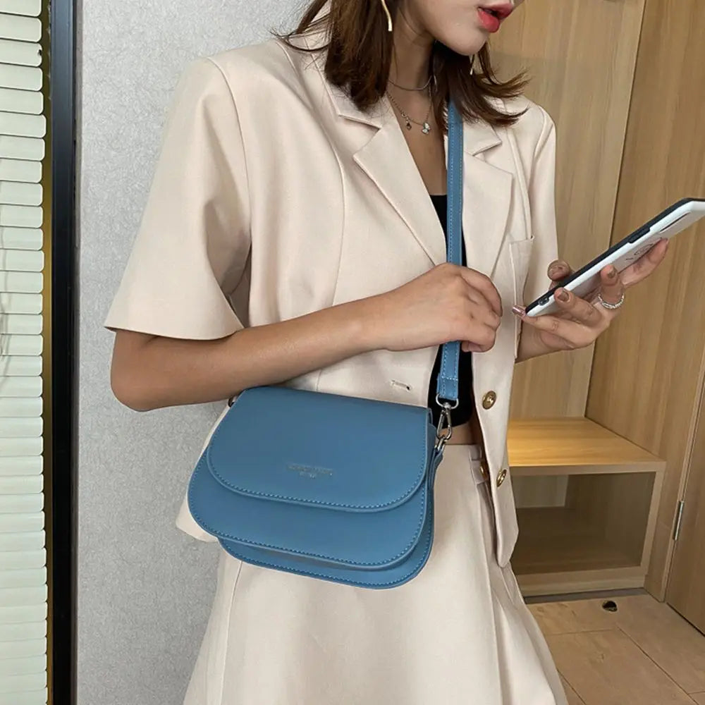 Trendy Saddle Shoulder Bag
