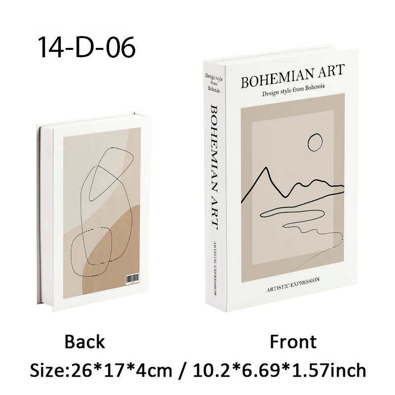 Luxury Decorative Fake Book with Hidden Storage
