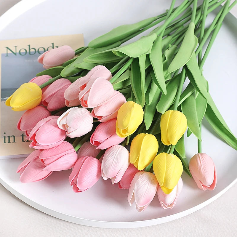 Artificial Flowers Tulip Bouquet