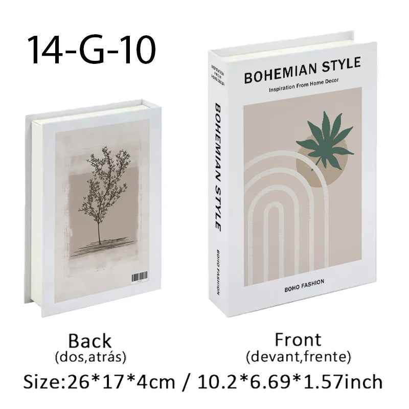 Luxury Decorative Fake Book with Hidden Storage
