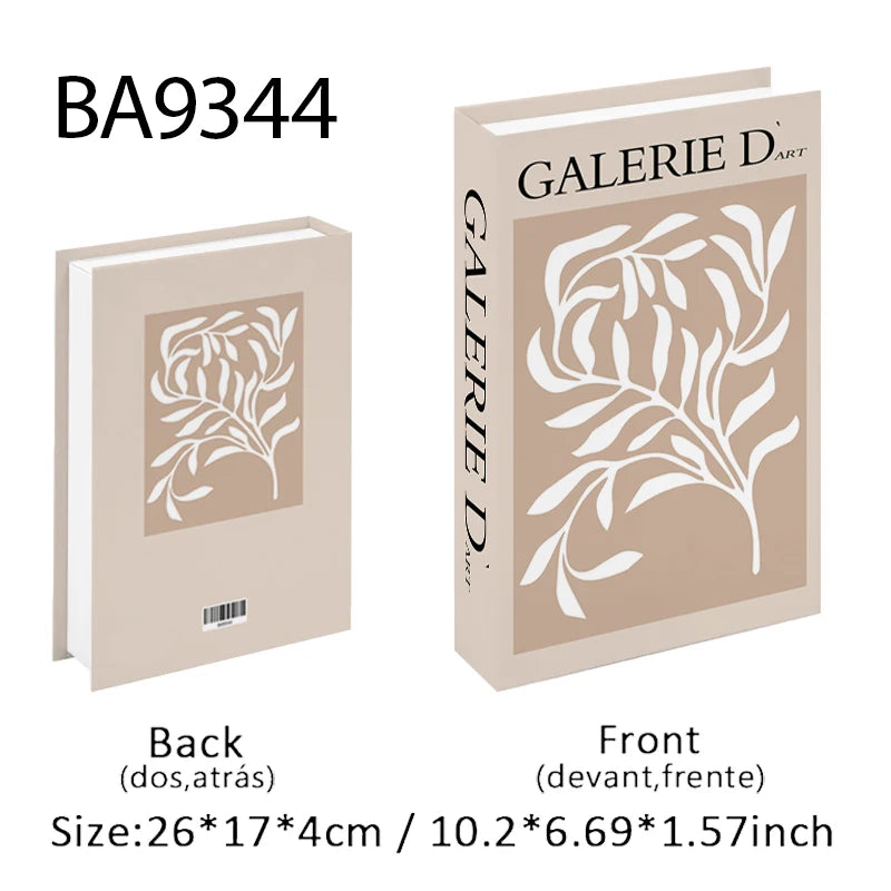 Luxury Decorative Fake Book with Hidden Storage