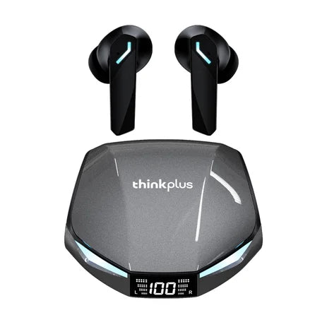 Lenovo Think Plus XT53 Wireless Earbuds – Bluetooth 5.4 Gaming Headset with LED Display & Long Battery Life