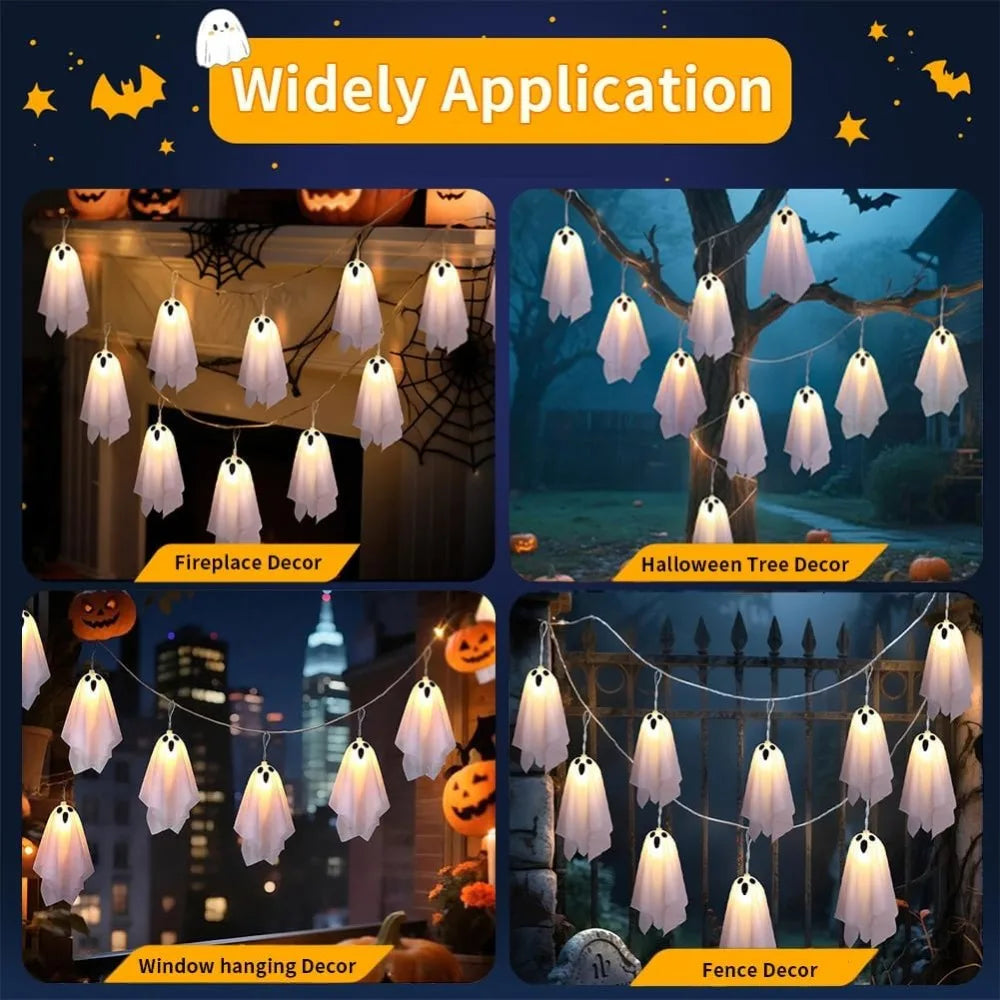Ghost Halloween LED String Lights
