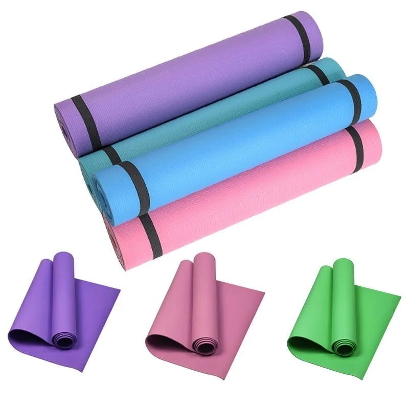 Non-slip yoga mats