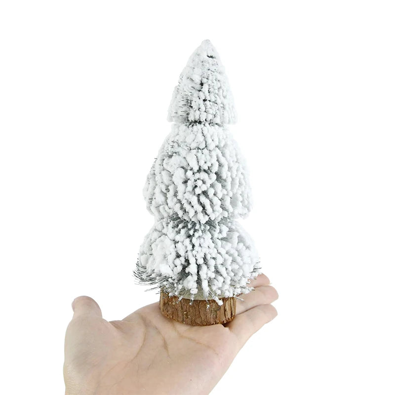 Mini Christmas Snow Pine Trees