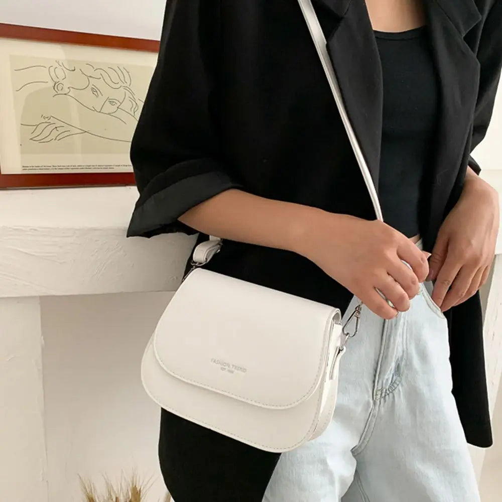 Trendy Saddle Shoulder Bag