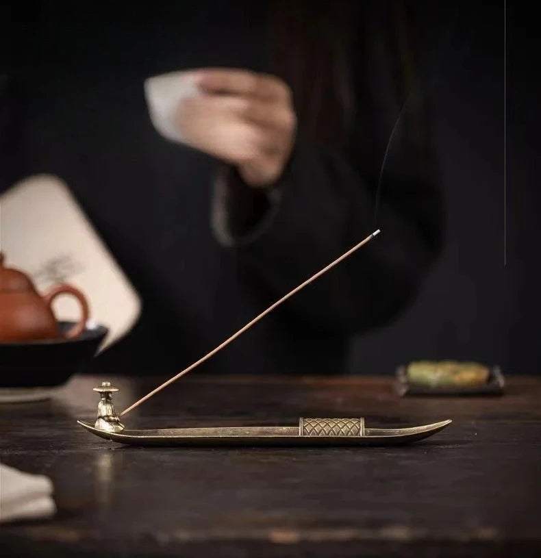 Japanese Style Boat Incense Holder