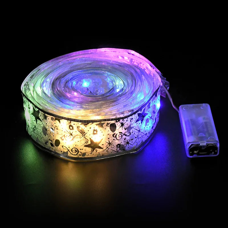 LED Ribbon Lights – Christmas Tree Bows & DIY Holiday Decorations