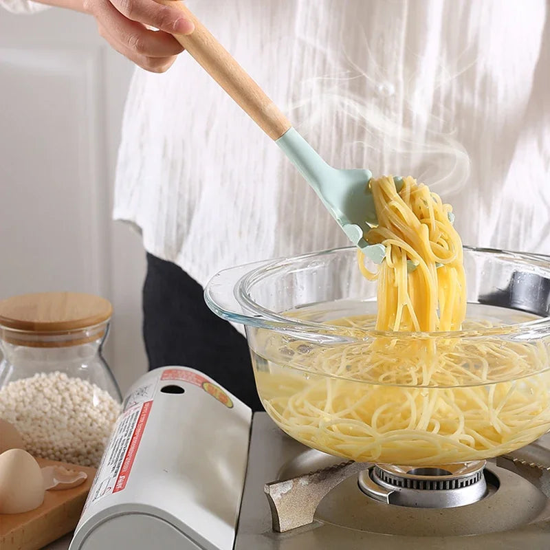 Food Grade Silicone Kitchen Cookware Utensils Set of 12