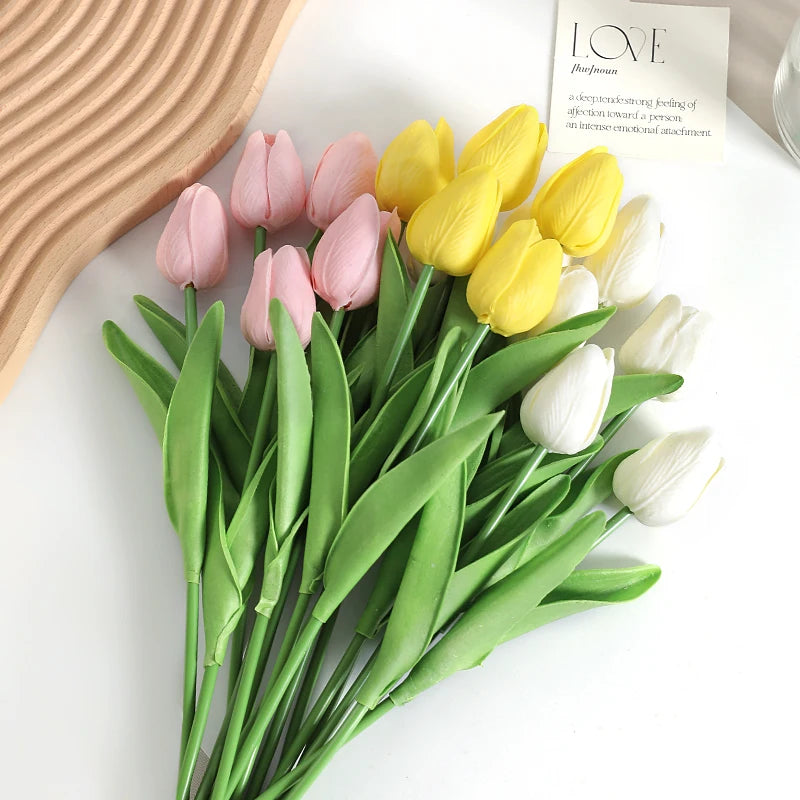 Artificial Flowers Tulip Bouquet