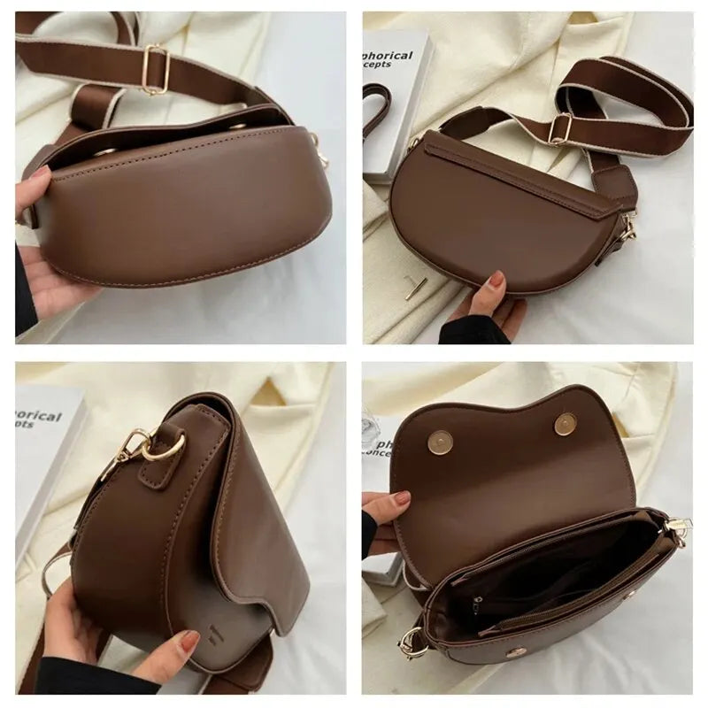 Small Saddle Shoulder Bag