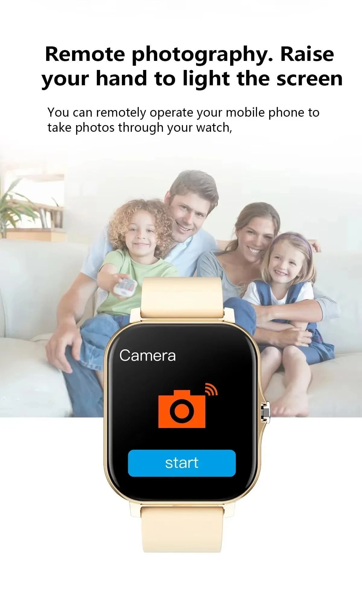 Xiaomi Smartwatch for Men & Women – Waterproof Fitness Tracker with Heart Rate Monitor, Compatible with Android & iOS