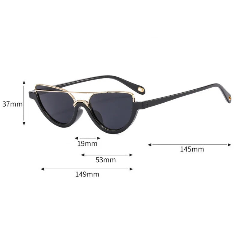 Small Frame Cat's Eye Sunglasses