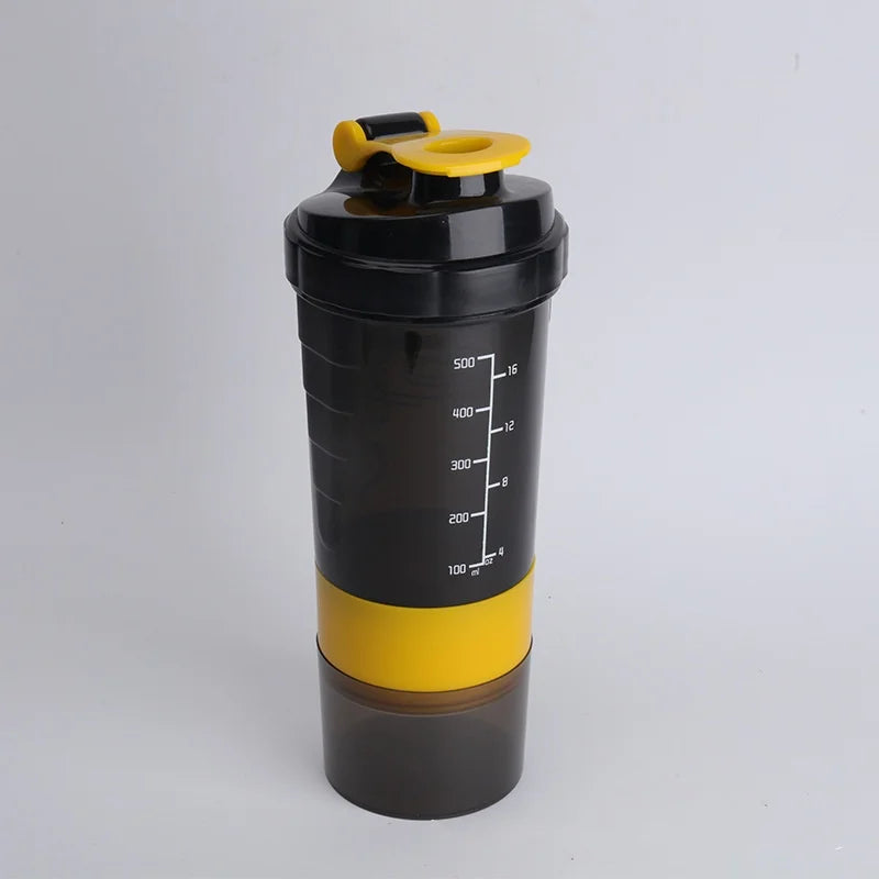 3 Layers Shaker Protein Bottle