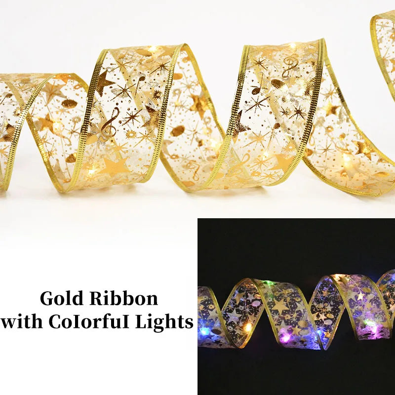 LED Ribbon Lights – Christmas Tree Bows & DIY Holiday Decorations