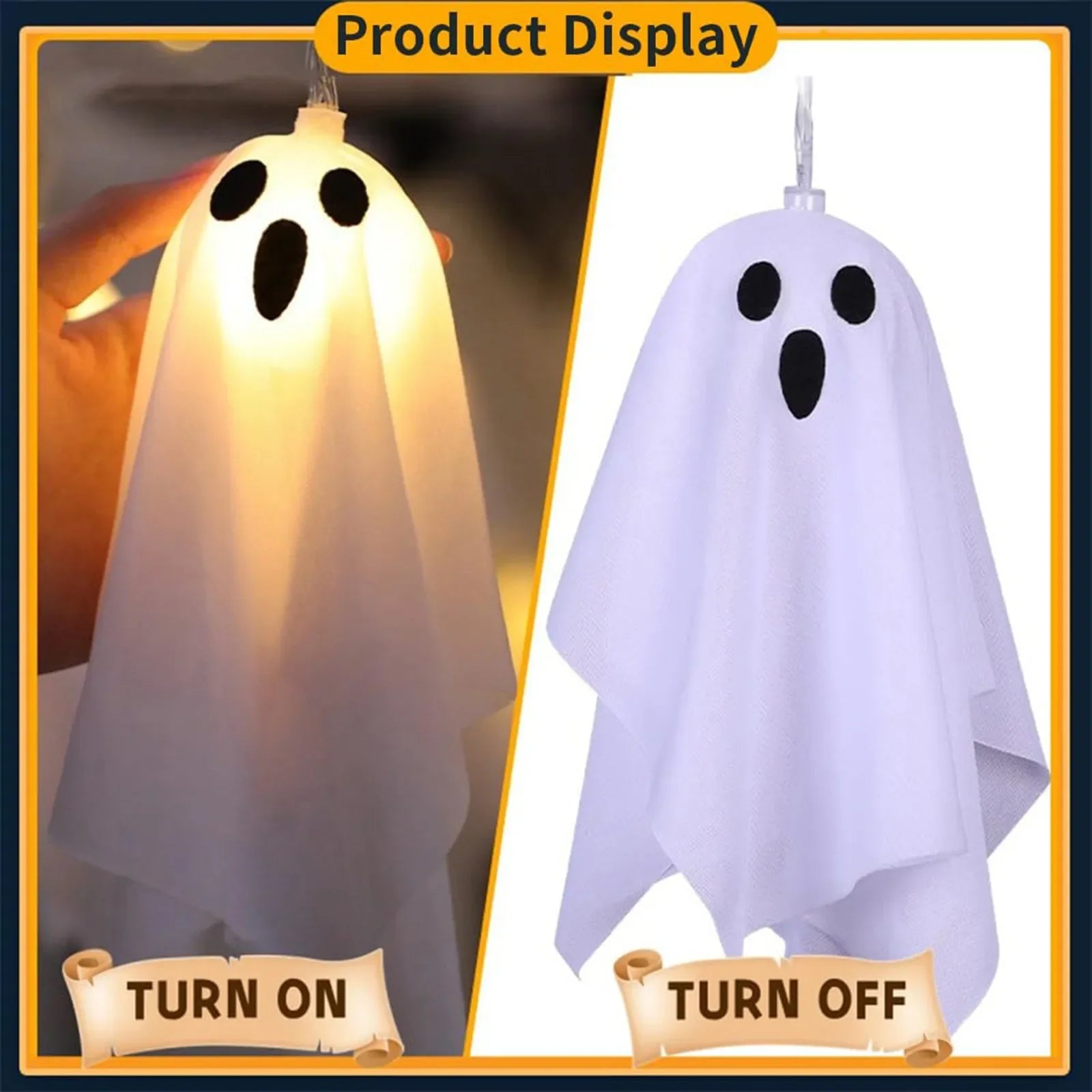 Ghost Halloween LED String Lights