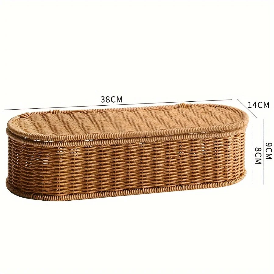 Bohemian Imitation Rattan Storage Basket