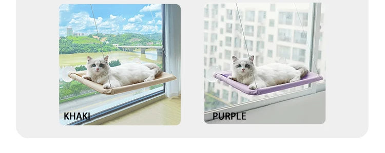 Ultra-Soft Pet Window Hammock Bed