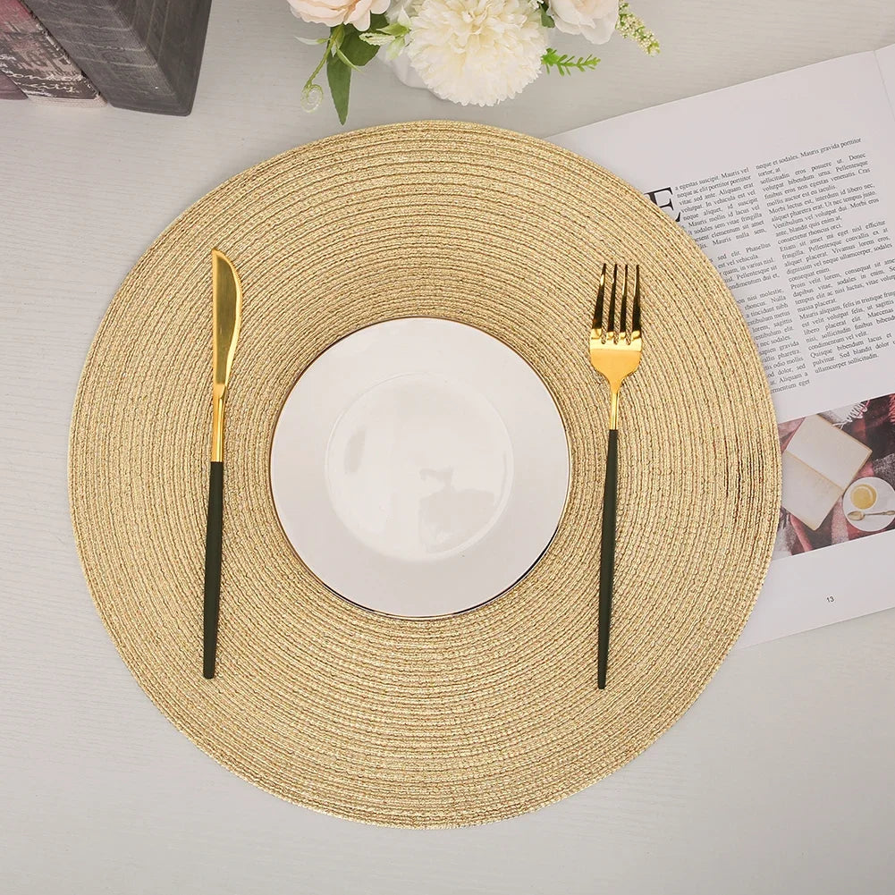 Braided Woven Place Mats & Coasters