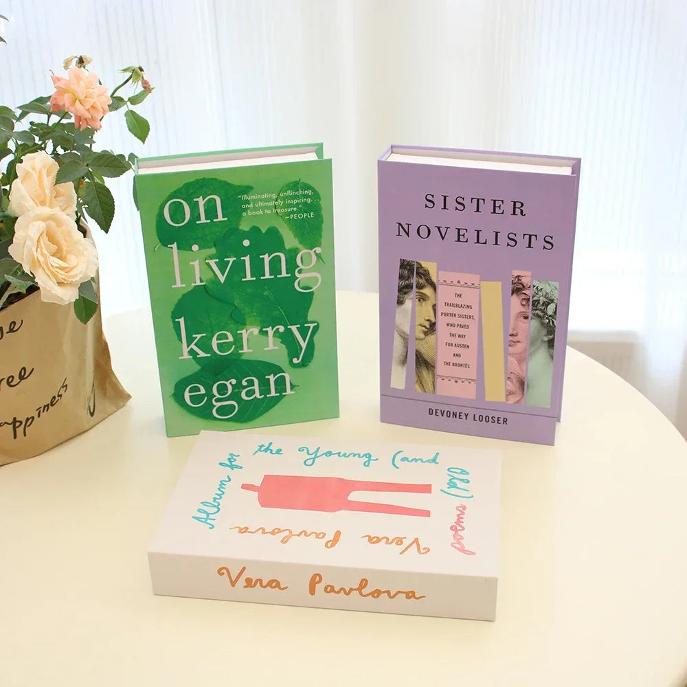 3Pcs Fashion Fake Books Living Room Decoration Designer Books