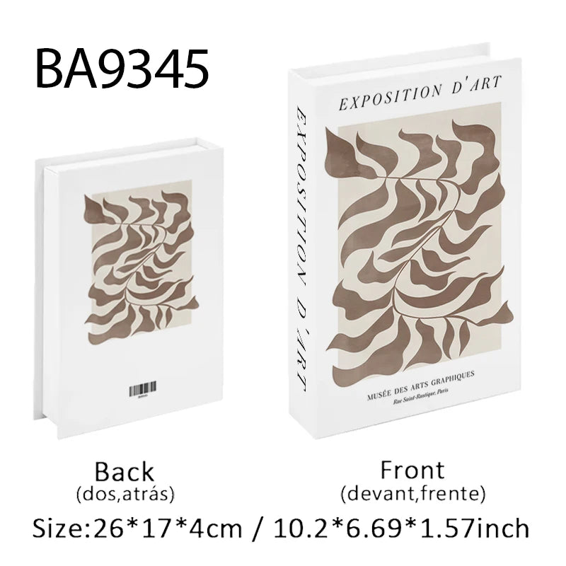 Luxury Decorative Fake Book with Hidden Storage