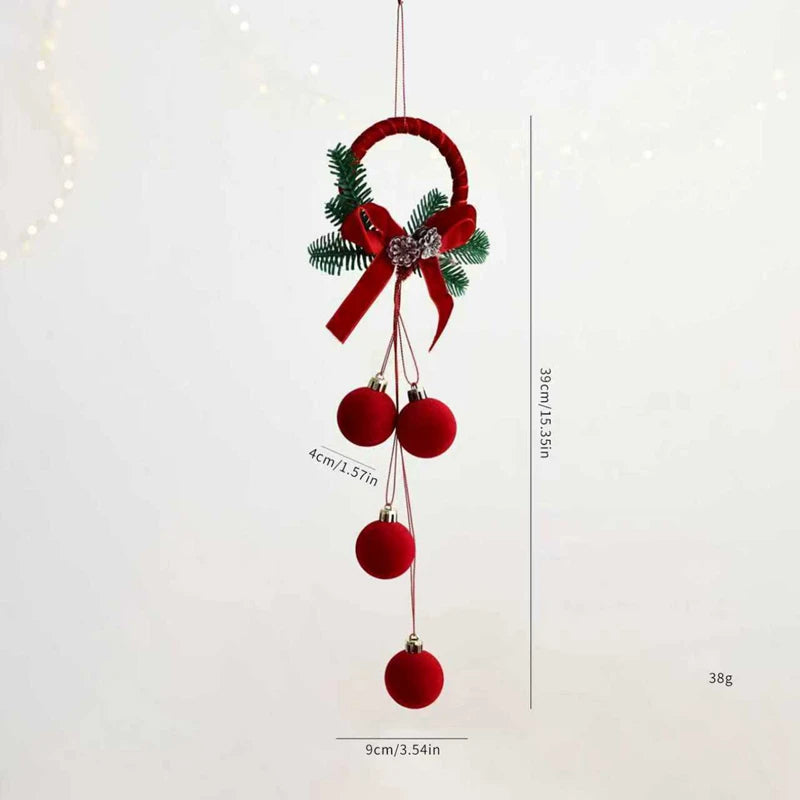 Christmas Ball Ornament with Nordic Bells