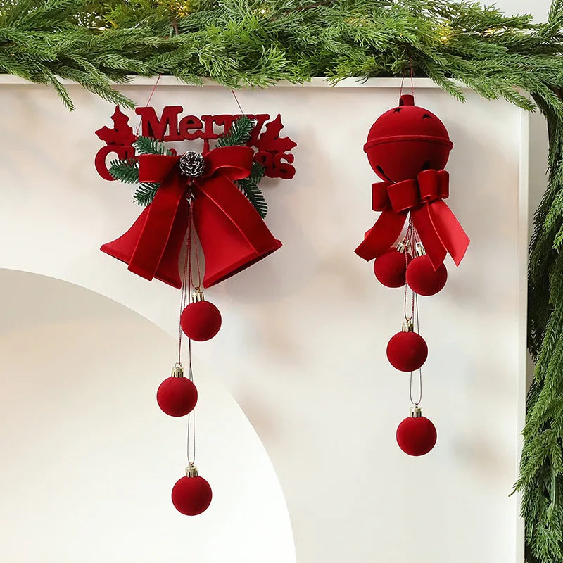 Christmas Ball Ornament with Nordic Bells