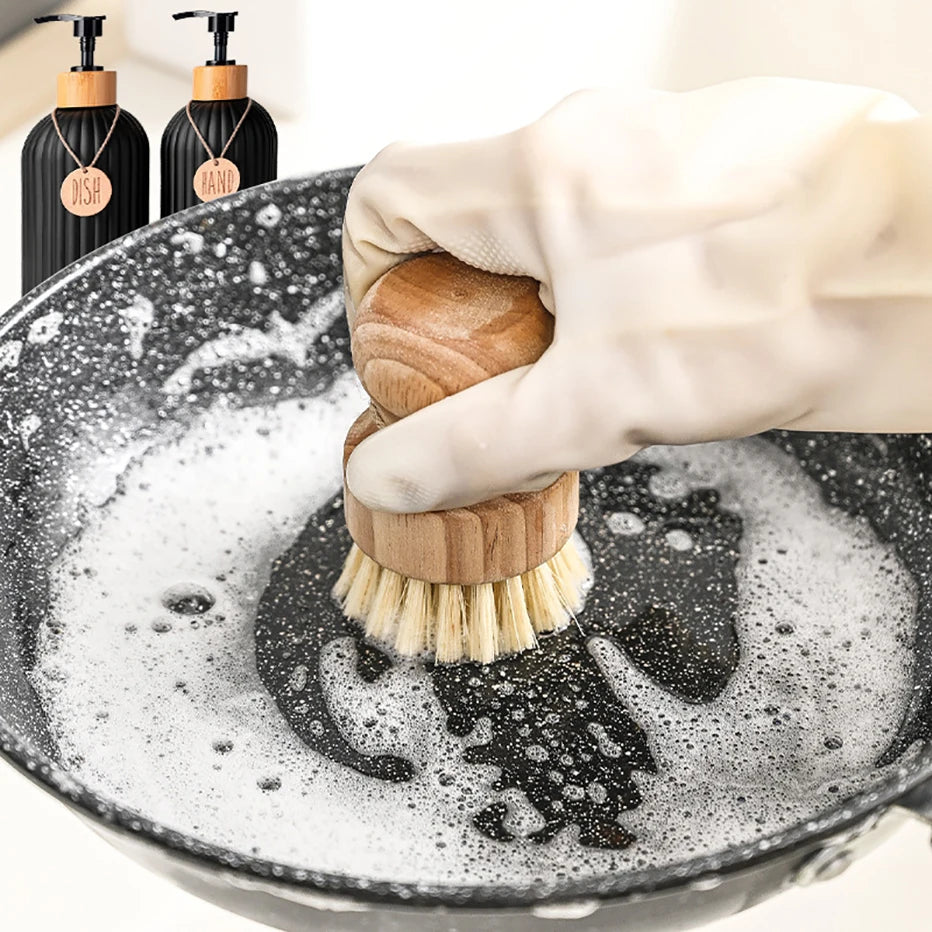 Black Kitchen Soap Dispenser Set