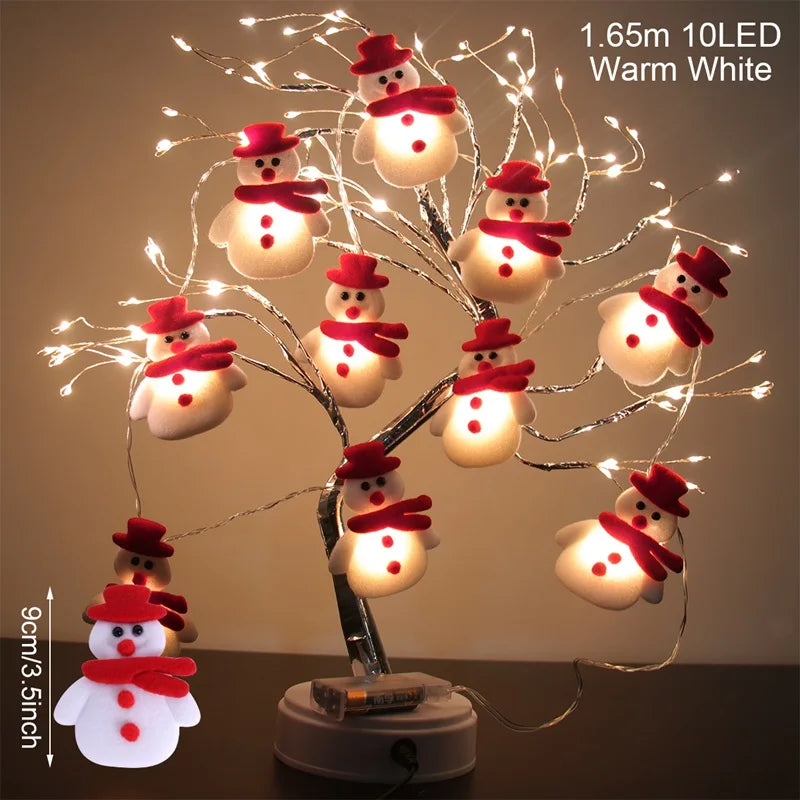 Snowman LED Garland String Lights