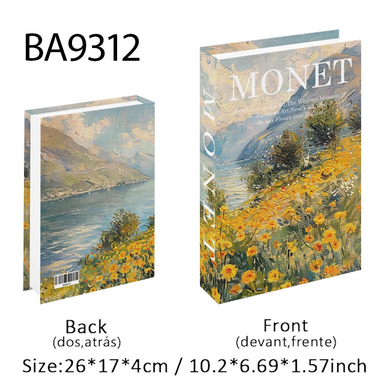 Luxury Decorative Fake Book with Hidden Storage
