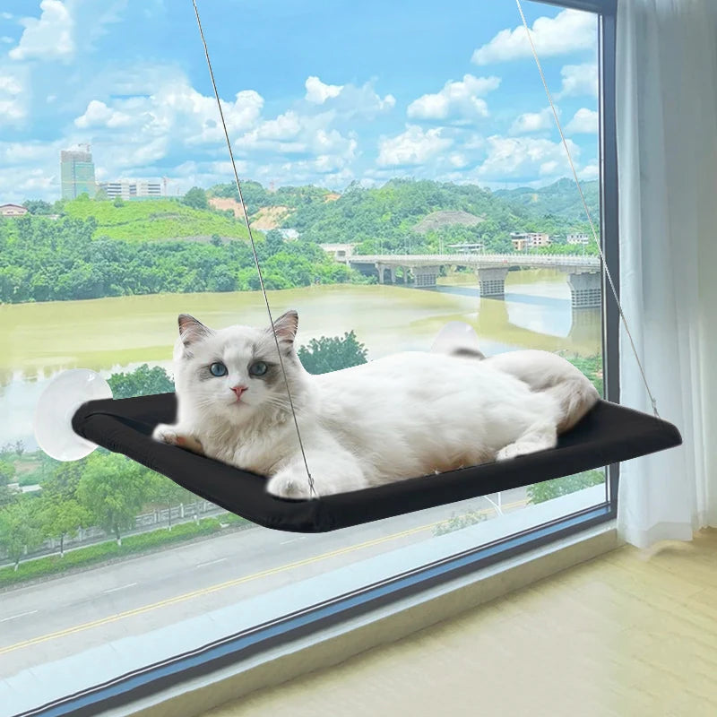 Ultra-Soft Pet Window Hammock Bed