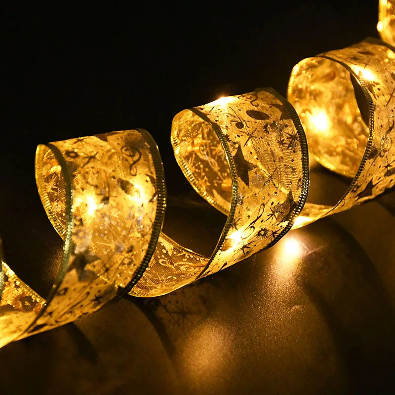 LED Ribbon Lights – Christmas Tree Bows & DIY Holiday Decorations