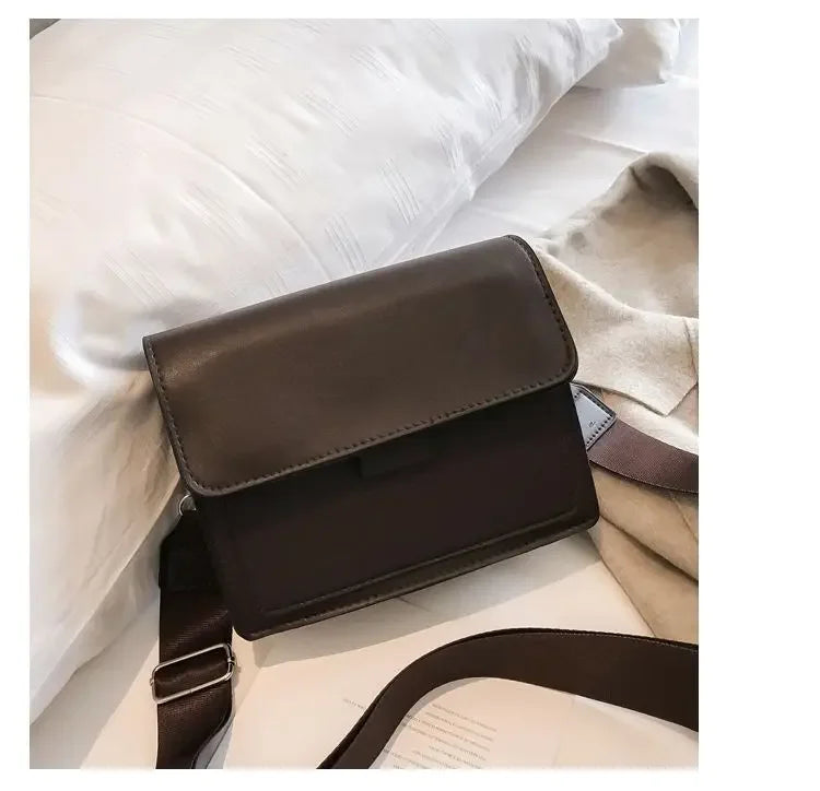 Leather Flap Bag for Women