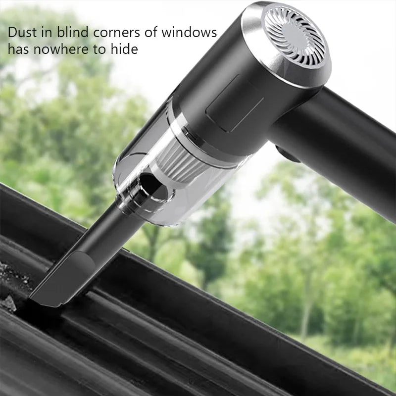 Wireless Handheld Vacuum – 15000Pa Strong Suction for Car & Home | USB Rechargeable