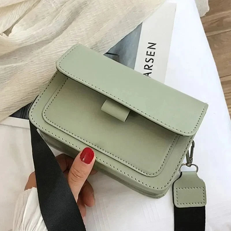 Leather Flap Bag for Women