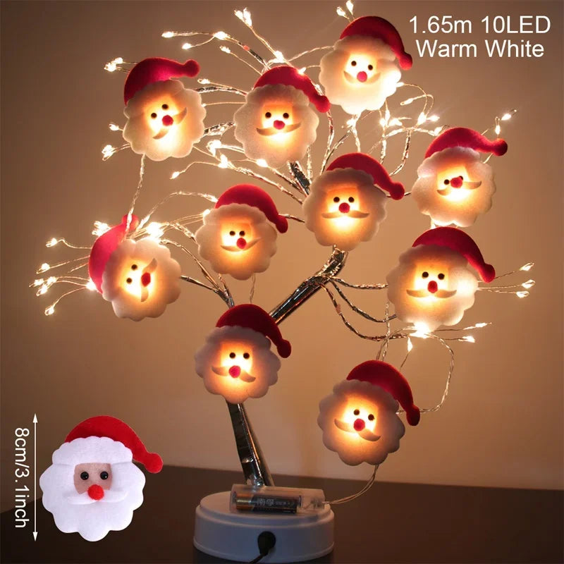 Snowman LED Garland String Lights