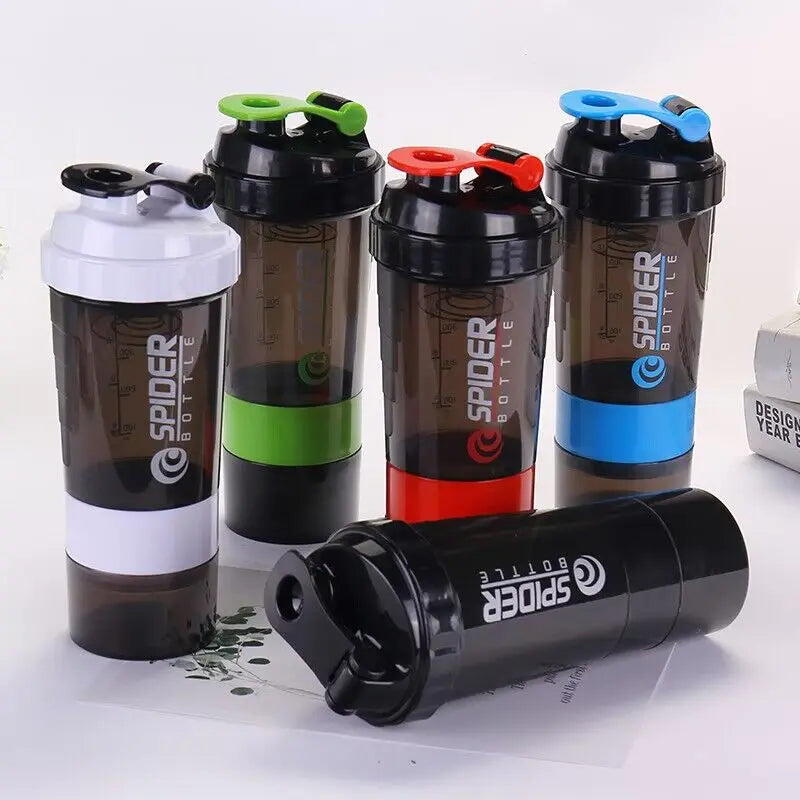 3 Layers Shaker Protein Bottle