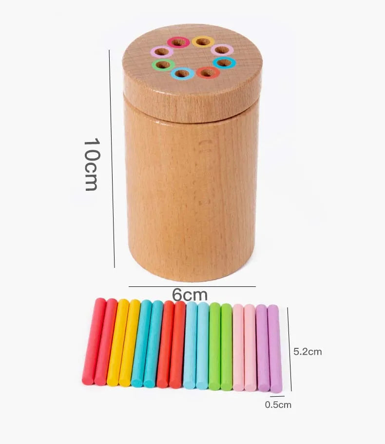 Montessori Wooden Color Sorting Toy