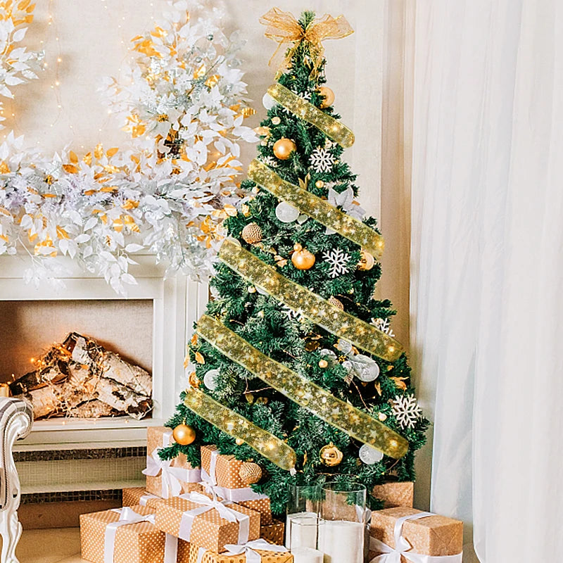 LED Ribbon Lights – Christmas Tree Bows & DIY Holiday Decorations