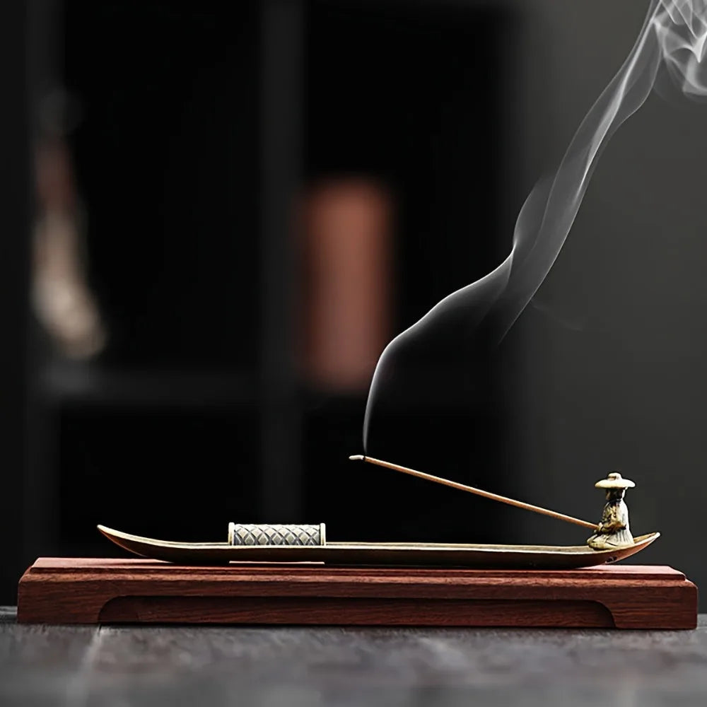 Japanese Style Boat Incense Holder