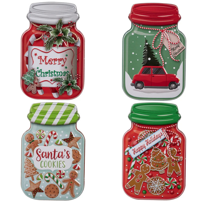 Christmas Metal Tin Gift Box