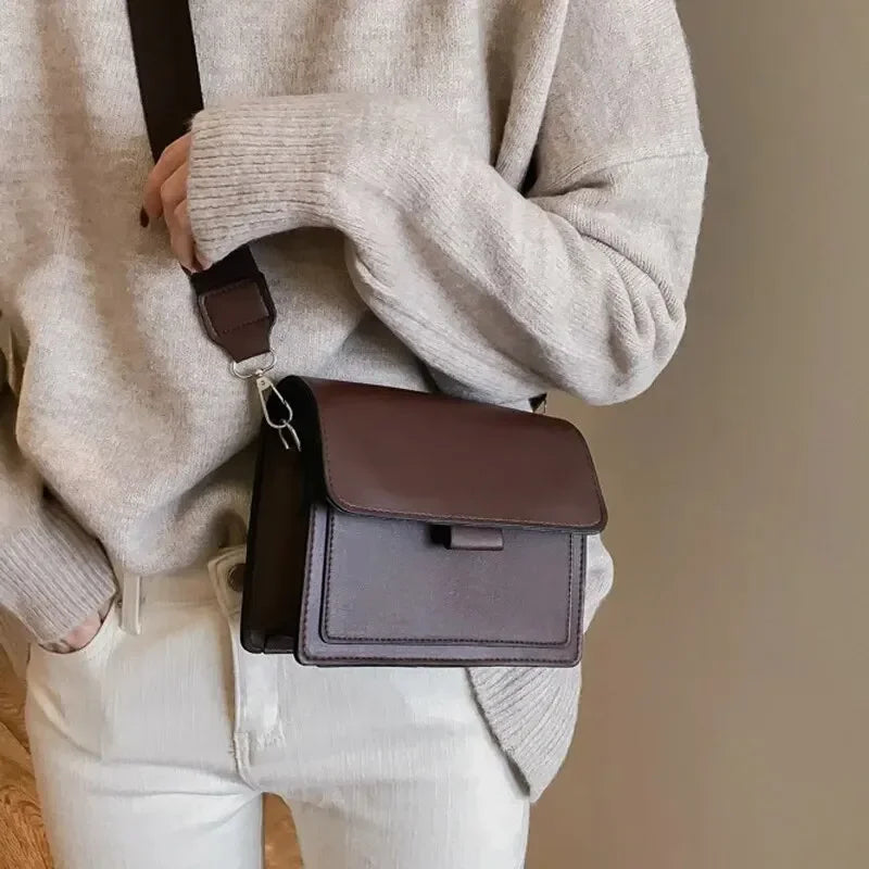 Leather Flap Bag for Women
